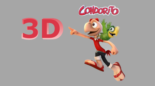 Animación 3D de Condorito